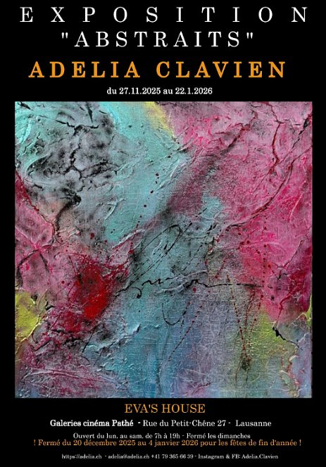 AfficheEvasHouse_Ad_fin2025 LAUSANNE - Exposition 