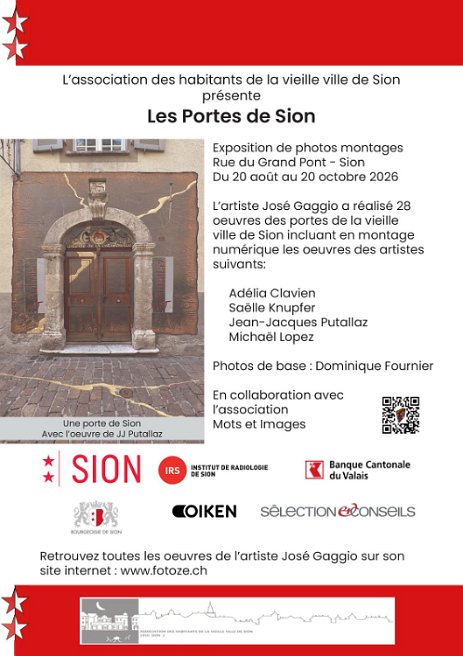 PortesSion SION (EN COURS) - Participation à l'exposition de José Gaggio 