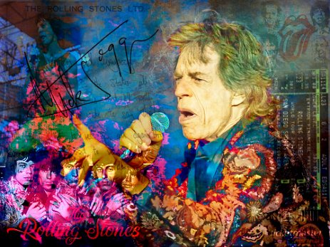 MickJagger_Projet10.jpg “Exploring various painting technics, I use my knowledge of photography to create original paintings mixed with photography – New Pop Realism.