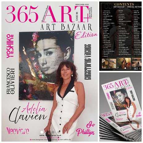 promo Cover page of japanese Art365 magazine