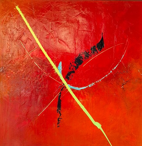 EclatsDeLumiere_100x100 Technic: Acrylics, gesso, marble powder