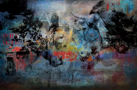 CombatSansRelache_Projet8.jpg “Exploring various painting technics, I use my knowledge of photography to create original paintings mixed with photography – New Pop Realism.