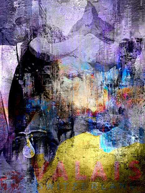 LaPoseDeLaReine_Projet7.jpg “Exploring various painting technics, I use my knowledge of photography to create original paintings mixed with photography – New Pop Realism.