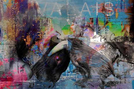 ReinesValaisannes_Projet2.jpg “Exploring various painting technics, I use my knowledge of photography to create original paintings mixed with photography – New Pop Realism.