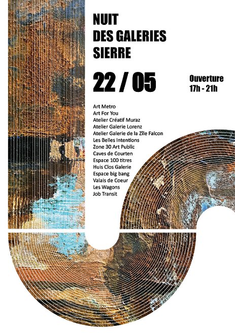 Affiche_NuitGaleries NUIT DES GALERIES à SIERRE