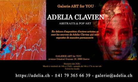 1000217595 Vous cherchez une galerie pour exposer vos œuvres dans le Valais Central? Si oui la Galerie ART for YOU qui se trouve à Av. Général Guisan 19 à Sierre est un...