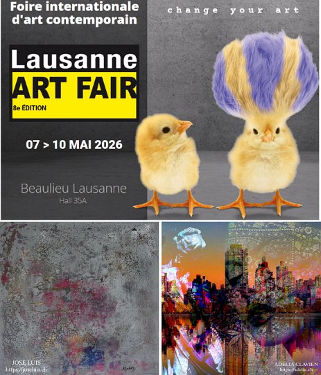 ArtFair2026 LAUSANNE - Exposition avec Atelier Vétroz de José Luis
