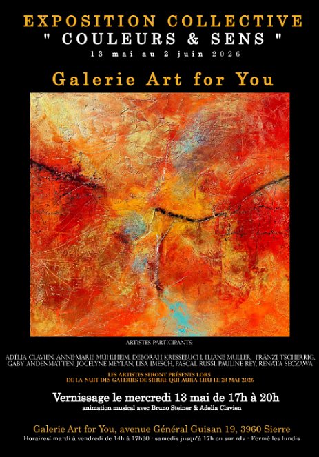 ExpositionCOLLECTIVESIERRE_Final SIERRE - Exposition collective dans le cadre de la Nuit des Galeries