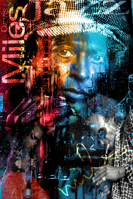 MilesDavis_TheJAZZ_Projet8.jpg “Exploring various painting technics, I use my knowledge of photography to create original paintings mixed with photography – New Pop Realism.