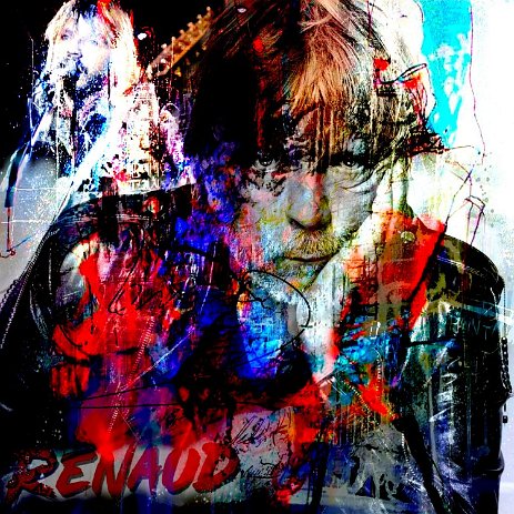 “Exploring various painting technics, I use my knowledge of photography to create original paintings mixed with photography – New Pop Realism.