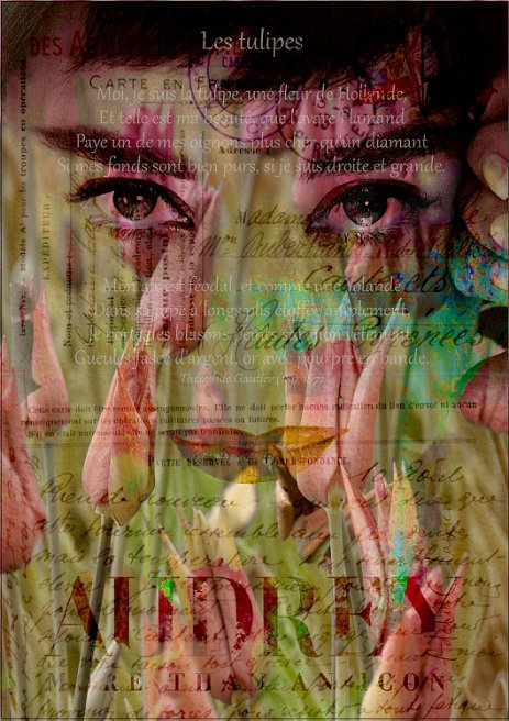 AudreyHepburn_Icone_Tulipes_Projet8.jpg “Exploring various painting technics, I use my knowledge of photography to create original paintings mixed with photography – New Pop Realism.