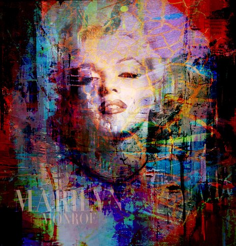 Marylin_TheBeautifulLady_Projet7.jpg “Exploring various painting technics, I use my knowledge of photography to create original paintings mixed with photography – New Pop Realism.